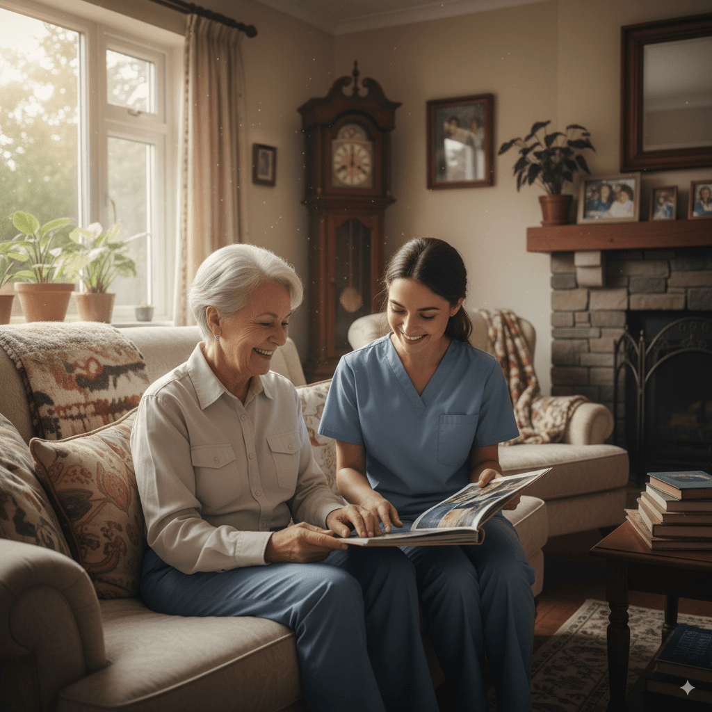 cuidado de gente anciana y dependiente